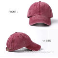 Custom washed cotton silk lined customized baseball cap